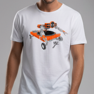 PRE-ORDER "AUDIO BIT" Printed White T-Shirt